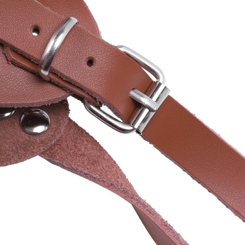 Leather muzzle dog muzzle adjustable muzzle dog muzzle basket bite anti-mou