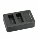 Mamen LP-E10 LPE10 LP E10 Digital Camera Battery Batteries LCD Dual USB Cha