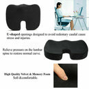 Car Office Memory Foam Mat Seat Cushion Coccyx Orthopedic Relieve Lumbar Pain