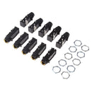 20 Pieces NEW 6.35MM 1/4 inch Mono Female Jack Plug Connector