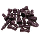 32pcs Plastic Chess Pieces Replacement Set, Spare Chess Draughts Only, King