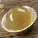 Natural Citrine Quartz Crystal Sphere Ball Healing 40mm Ball Stones Decor Gifts