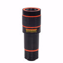 Universal 12X Zoom Optical Clip-on Telephoto Telescope Lens Mobile Phone Camera