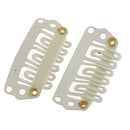 200pcs 28mm Metal Snap Clips for Hair Extensions Clip-on Wigs Weft Hairpiece