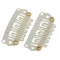 200pcs 28mm Metal Snap Clips for Hair Extensions Clip-on Wigs Weft Hairpiece