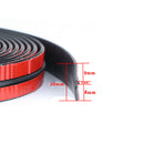 2CM*2M Car Windshield Roof Seal Rubber Strip Noise Insulation Stickers Decor New