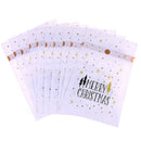10pcs Christmas Tree Merry Christmas Gift Bags Snowflake Crisp Bag New Year OZ