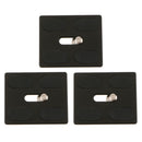 3x Arca Swiss Style Quick Release Plate for Photo and Video Recordings Black