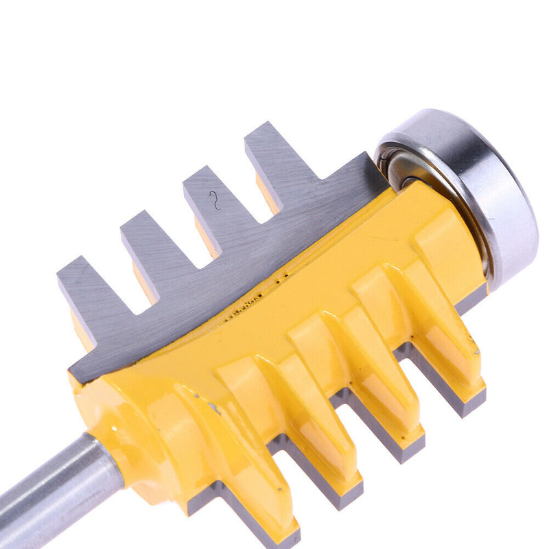 1/4 Inch  Shank Rail Reversible Finger Joint Glue Router Bit Tenon Woodwork A