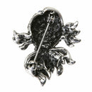 Crystal Fish Brooches Pin Women Alloy Shinny Rhinestone Goldfish Brooch Pin