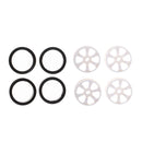 Upgraded Rims Tires for WLtoys K969 K989 Rally Buggy Crawler Racing Cars