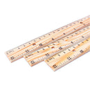 Three packs of wood ruler 30cm pine ruler wooden flat ruler wooden ruler supply