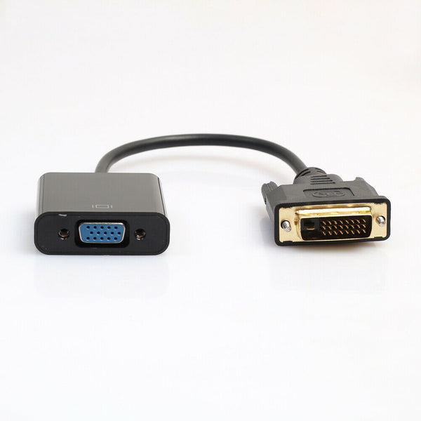 DVI-D 24+1 to VGA HDTV Converter Monitor Cable 1080P for PC Display Card #gib
