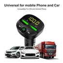 QC3.0 Bluetooth 5.0 Wireless Handsfree Car FM Transmitter Player USB MP3 Du X0D3