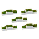 10 lot Plastic N Gauge 1/150 Flower Beds for Sandtable Parking Diorama