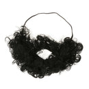 70s 80s Curly Afro Beard Artificial Mustache Facial Hair Mens Costume Prop