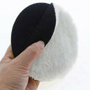 10 Pcs 125 Mm Car Polishing Pad 5 Inch Inch Polish Waxing Pads Wool Polishe