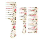 3x Plastic Anti-static Detangling Hair Comb Wet Dry Shampoo Rake Combs Detangler