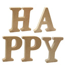 Free Standing Decorative Wood Letters Wall Art Plaque Letters Wooden Alphabet