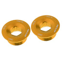 2 Pieces Crank Arm Crank Fixing Chainwheel Crankset Arm Bolt M20 for Shimano