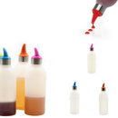 450ml Silicone Squeeze Bottle Ketchup Sauce Vinegar Honey Dispenser Orange