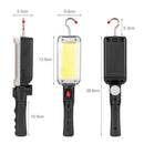 Usb Rechargeable And Durable Magnetic Hook Bracket Led Camping Light Handhe