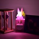 1PC Romantic LED Night Light Sensor Plug-in Wall Lamp Home Illumination Mushr BX