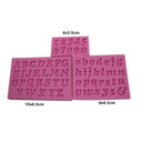 3Pcs/set Letters Numbers Silicone Handmade Fondant Cake Baking DIY Mould ME
