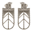 2x Cast Steel Universal Pedals Foot Pegs Footrests for Motorcycle Dirt Bike