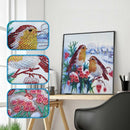 2Pcs Special Shaped Diamond Painting Diy 5D Partial Drill Cross Stitch Kits