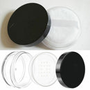 1pc 50g Plastic Loose Powder Jar Powder Puff Boxes Container Cosmetic AU Em S8Y5