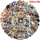 100X Hot Anime Girls Stickers Laptop Phone Luggage Skateboard Graffiti Decals
