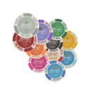 Gambling Casino Play Fun Dollar 10000 Face Value Poker Credit Chips Set Gift