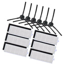 18pcs Vacuum Cleaner Parts For Ilife A4 A6 A4S A8 A40 Hepa Filter Side Brush