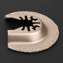 64mm 1pc Half Circle Diamond Quick Release Oscillating Saw Blade DIY Tool