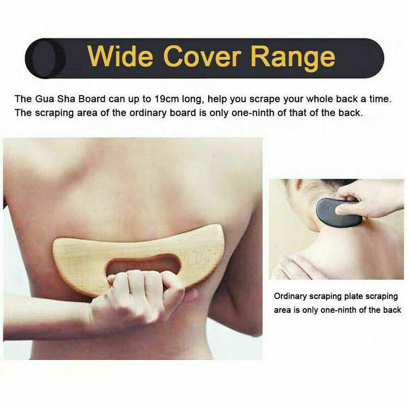 Professional Wooden Wood  Beech Gua sha Massage Tool Guasha Stick for Release