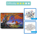 1000pcs DIY Butterflies Girl Jigsaw Puzzle Assembling Picture Decoration