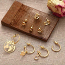 Cactus Love Stud Earrings Set Women P8Z0