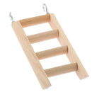 Natural Wooden Mouse Hamster Ladder Crawling Bridge Pet Bird Toys
