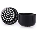 Black Portable Convenient Hair Dryer Diffuser Magic Wind Spin Detachable Dr V4V8