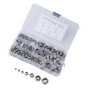 Set Of 175 Stainless Steel M3  M5 M6 M8 M10 M12 Nylon Insert