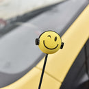 1 Pcs Lovely Headphones Boy Eva Decorative Car Antenna Topper Balls Yellow 3C
