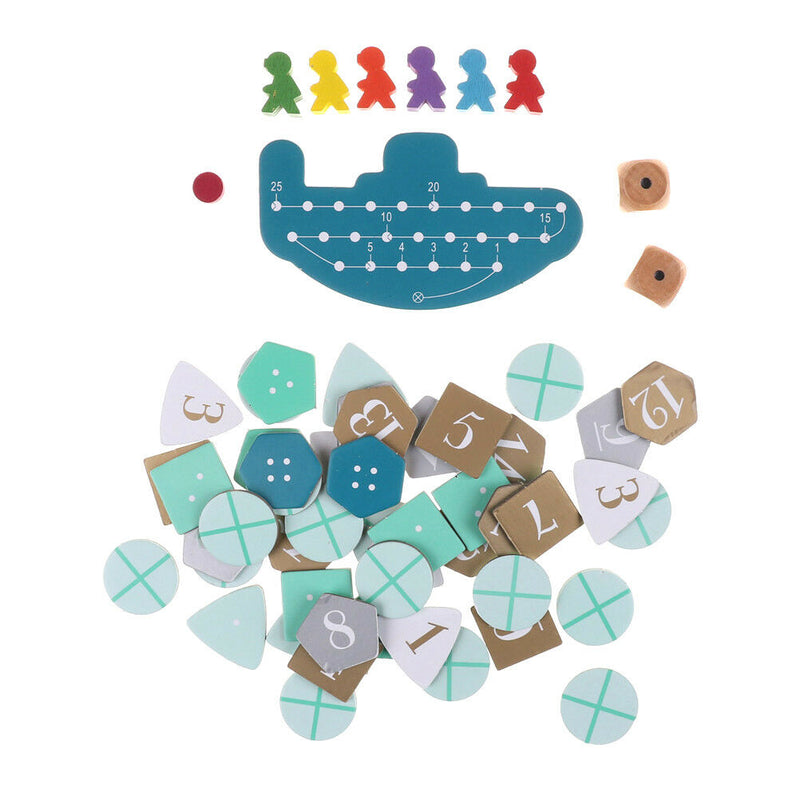 Deep Sea Adventure Board Game with English Instructions Cards Game 2-6 Player Z