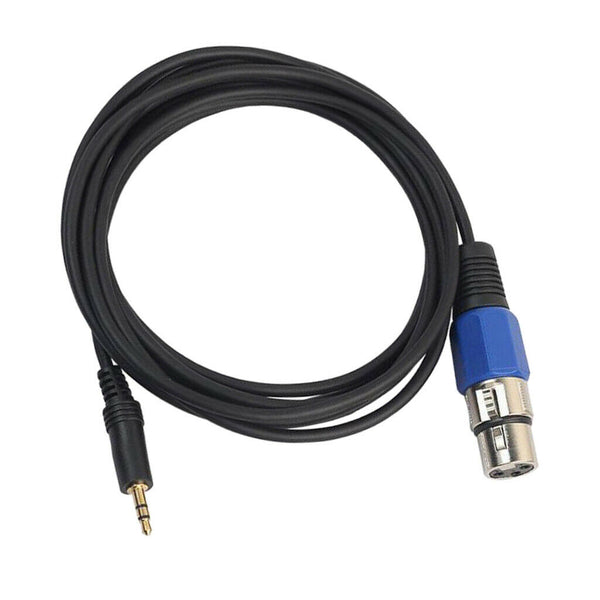 1.5 Meter 3.5mm Plug Male Audio Cable to XLR 3-pin Female Microphone Adapter