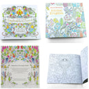 Colouring Book (Large Anti-Stress Art Therapy Relaxing Craft) EnchantedForest-AU