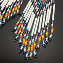 Bohemian Handmade Beaded Long Tassel Earrings For Women Fashion Jewelry Mul