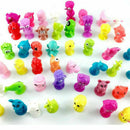 10X Mini Cartoon Animal Action Sucker Small Monster Toys for Kids Children Gift