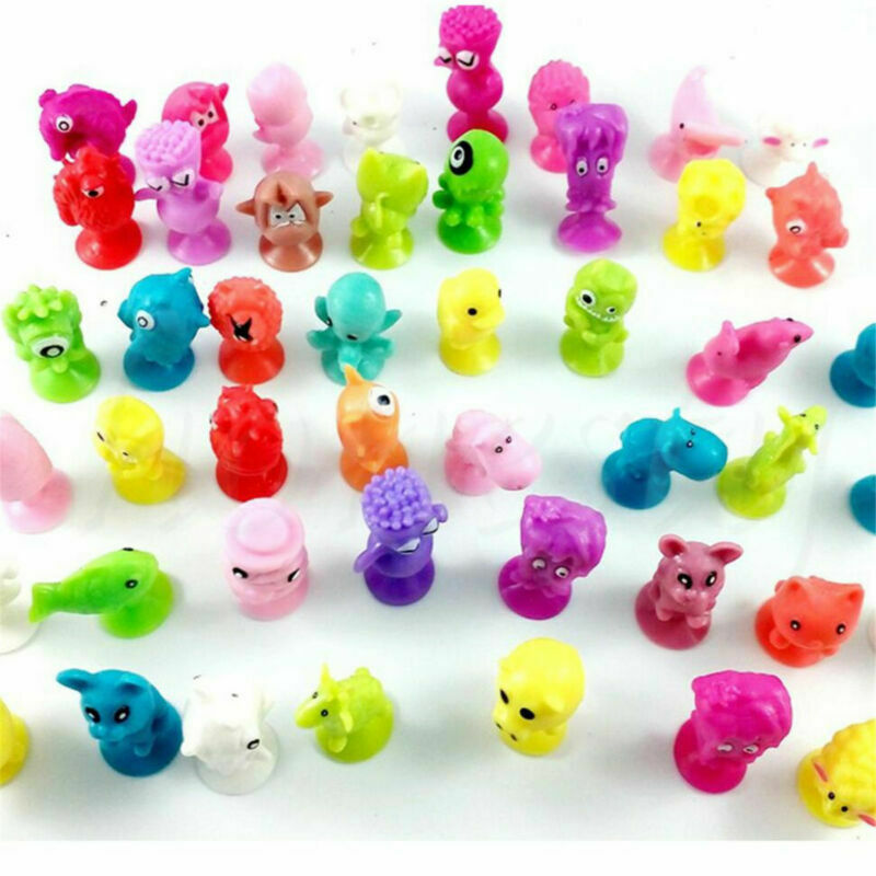 10X Mini Cartoon Animal Action Sucker Small Monster Toys for Kids Children Gift