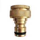 Brass Garden Tap Hose Pipe Connector Quick Release Hosepipe Hose Lock1/2"3/4" FT