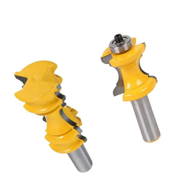 Alloy Router Bits Rail Stile Router Bits Trim Router Cutter Practical 1/2''